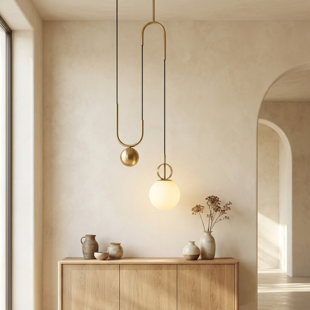Brass pendants