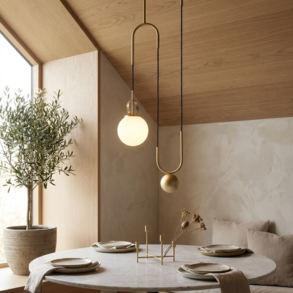 Sloped ceiling